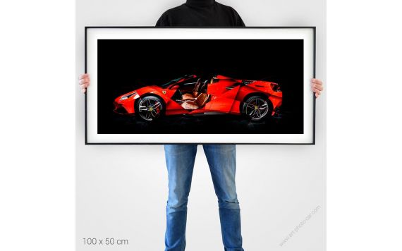Ferrari 488 SPIDER Photo - Signed & Limited fine art print