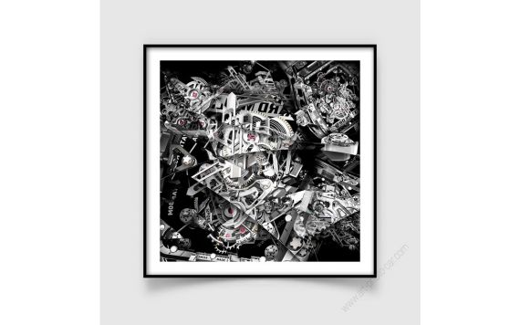 Tirage d'art Montre & Horlogerie Richard Mille Tourbillon RM 56-02 Saphir