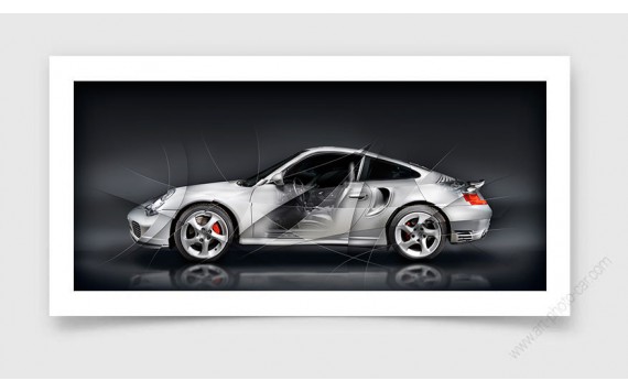 Fine Art Print Porsche 911 996 TURBO