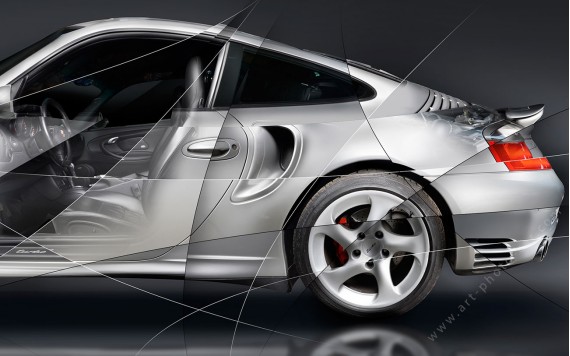 Fine Art Print Porsche 911 996 TURBO