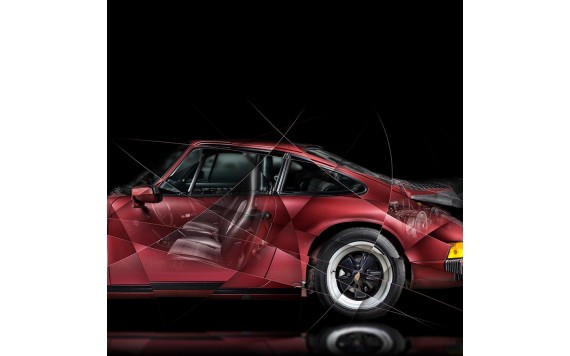 Tirage d'art PORSCHE 911 3.2