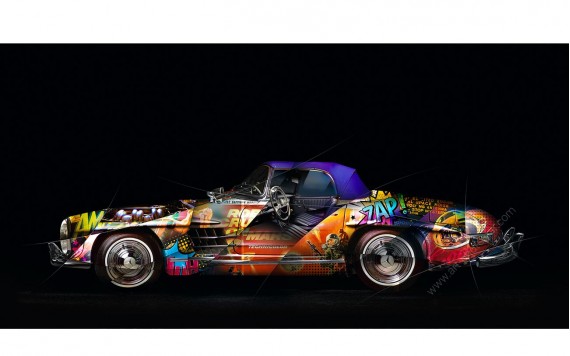 Mercedes 300 SL Pop Art II